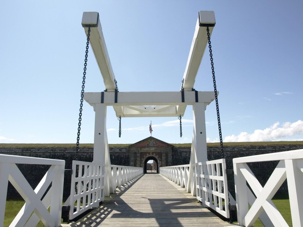 scotland, away george, drawbridge, white, heaven, gate, bridge, andreas cross, blue, inverness, fortress, moray firth, artillery plant, king george ii, barracks, dig, wooden, inverness, inverness, inverness, inverness, inverness, moray firth, moray firth