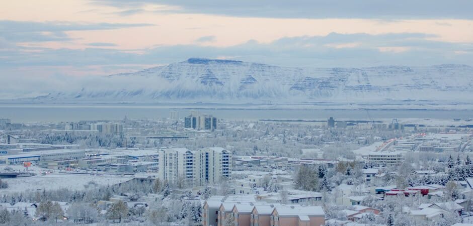 Un hiver a Reykjavik : journal d&rsquo;une ville qui vit dans l&rsquo;obscurite